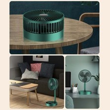 Hk Tech Katlanabilir Masaüstü Taşınabilir Şarjlı Fan Mini Vantilatör