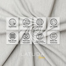 Latuda Home Kaymaz Koltuk Örtüsü Çift Taraflı Mikrofiber Şönil 175X350 cm XL- Kumbeji – Kedi Köpek ve Çocuk Dostu