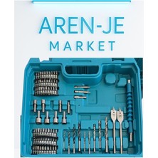 Aren-Je CD24 Brushless 24V Şarjlı Matkap Seti – Gelişmiş Uç Takımı + 2 Batarya + Taşıma Çantası