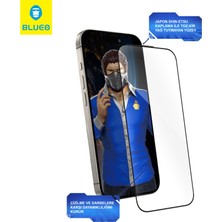 Anti-Dust HD iPhone 16 Pro Uyumlu  Ahize ve Ekran Toz Çizik Önleyici Cam Ekran Koruyucu Aparatlı