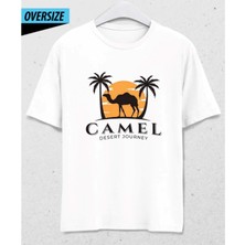 Camel Desert Journey – Embrace The Spirit Of The Sands Beyaz