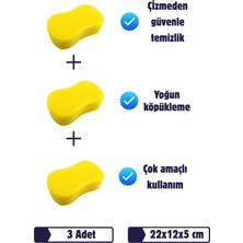 Carras Auto 3 Adet Oto Yıkama Süngeri