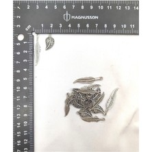 Boncadas Karışık Yaprak ve Tüy Temalı Bileklik,hal Hal Sallantı Aparatı (50ADET)