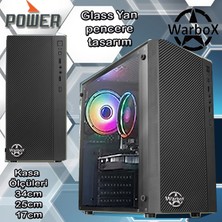 Warbox Owl Xeon X5650 32GB Ram 256GB SSD 250GB HDD R7 240-4GB E.kartı 19" Masaüstü Bilgisayar