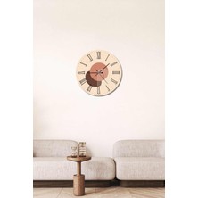 Bymelekoğlu Minimalist Tasarım Mdf Uv Baskı Duvar Saati 40 Mds-06