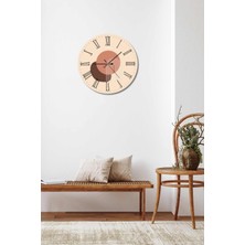 Bymelekoğlu Minimalist Tasarım Mdf Uv Baskı Duvar Saati 40 Mds-06