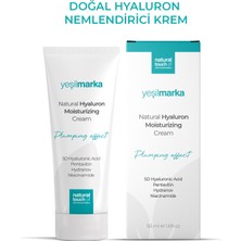 Yeşilmarka Su Bazlı Nemlendirici Yüz Kremi Hyaluronik Asit Ve Dolgunlaştırıcı Etki Ile 72 Saat Nem
