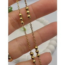 Dorika Boncuklu Çelik Halhal