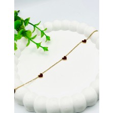 Mini Kalpli Halhal (Bordo)