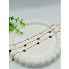 Mini Kalpli Halhal (Beyaz)