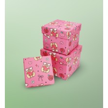 Capybara Fiyonk Desenli 3'lü Hediye, Kutusu Seti | Mini Kutu Seti