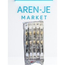 Aren-Je Yaylı Cam Sürgü Kapak Ray Tekeri – Çift Pirinç Makaralı, Beyaz Burçlu