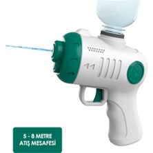 Elektrikli Şarjlı Oyuncak Su Tabancası 200ML Hazneli Yeşil