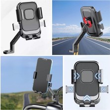 Motor,motosiklet,bisiklet ,scooter Için 360 Derece Dönebilen Dikiz Aynası Versiyonu Telefon Tu