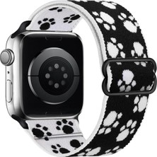 Alstrap Apple Watch 11-10 42MM Seri 4-5-6-7-8-9 Uyumlu 38-40-41MM Kumaş Elastik Kordon Kayış