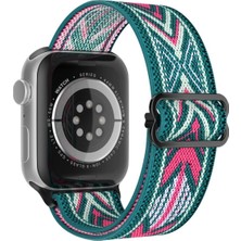 Alstrap Apple Watch 4-5-6-7-8-9-10 Se Ultra Uyumlu 44-45-46-49MM Kumaş Elastik Kordon Kayış