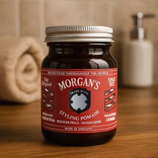Morgan's Pomade Medium Hold & Shine Styling Pomade - Orta Tutuşlu Parlaklık Veren Şekillendirici Pomad 100 gr