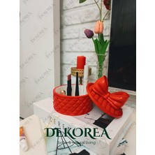Luxe Bow Yuvarlak Kapaklı Dekoratif Saklama Kutusu – Şık Organizer & Hediye Kutusu