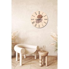 Bymelekoğlu Minimalist Tasarım Mdf Uv Baskı Duvar Saati 40 Mds-01