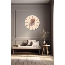 Bymelekoğlu Minimalist Tasarım Mdf Uv Baskı Duvar Saati 40 Mds-01
