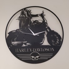 Duvar Saati Dekoratif Duvar Saati Lazer Kesim Duvar Saati Çelik D