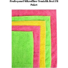 Profesyonel Mikrofiber Temizlik Bezi 5'li Paket