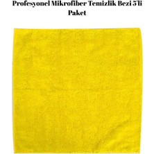 Profesyonel Mikrofiber Temizlik Bezi 5'li Paket