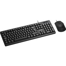 Philips SPT6234 Kablolu Türkçe Q Klavye ve Mouse Seti Siyah