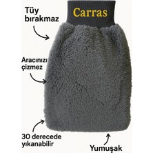 Carras Auto 3’lü Oto Yıkama ve Kurulama Seti (Kalın Kurulama Bezi+Mikrofiber Eldiven+Yıkama Süngeri)