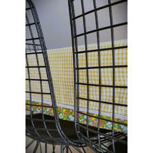 Sarı Pötikareli Masa ÖRTÜSÜ120X150 Dertsiz Leke Tutmaz