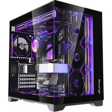 Revenge Kumandalı Supernova 7 Rgb Fanlı Atx Temperli Cam Panel Akvaryum Gaming Bilgisayar Kasası