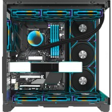 Revenge Kumandalı Supernova 7 Rgb Fanlı Atx Temperli Cam Panel Akvaryum Gaming Bilgisayar Kasası