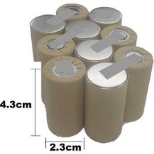 Aeg B1214G 12V Matkap Batarya Için 2000MAH Pil Değişim Grubu