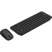 Philips SPT6338 Kablosuz Set Wireless Set Kablosuz Klavye Kablosuz Mouse Türkçe Q Klavye ve Mouse Seti  Siyah