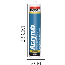 Soudal Mastik Beyaz 500 gr