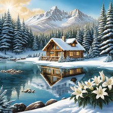 Aden Dekoratif Manzara Kanvas Tablo