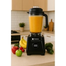 Vosco 3 Lt Dijital Pro Bar Blender Siyah