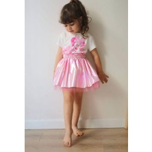 Cg Kids Minnie Mouse Tütü Parlak Etekli Kız Çocuk Alt Üst Takım