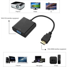 Hk Tech Hk Tech HDMI To VGA Dönüştürücü Ses Girişli