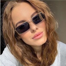 Toz Vintage Drizmo Dörtgen Unisex Retro Güneş Gözlüğü
