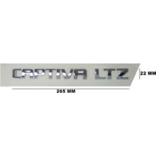 Captiva Ltz Krom Bagaj Yazısı 3A 3D 3ABS
