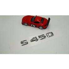 S450 Bagaj Krom Metal 3m 3D Yazı Logo Uyumlu