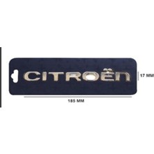Citroen Krom Bagaj Yazısı 3A 3D 3ABS