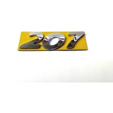 Peugeot Uyumlu 207 Bagaj Yazısı 70MM-24MM