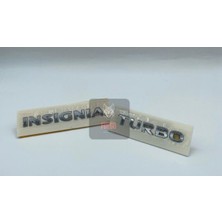 Opel Insignia ve Turbo Bagaj Yazısı Seti 2'li Paket