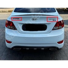 Hyundai&accent&blue 2012 Uyumlu Model Bagaj Yazısı Seti 3'lü