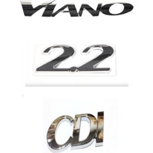 Mercedes Viano 2.2 Cdi 2004 - 2011 Arka Bagaj Yazısı Krom