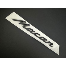 Porsche Uyumlu Macan Piano Black Bagaj Yazısı