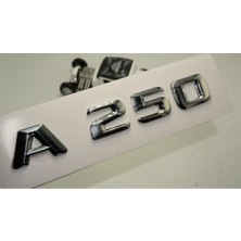 A250 Bagaj Krom Metal 3m 3D Yazı Logo