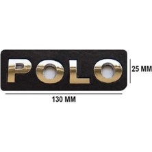 Volskwagen Polo Nikel Arka Bagaj Yazısı